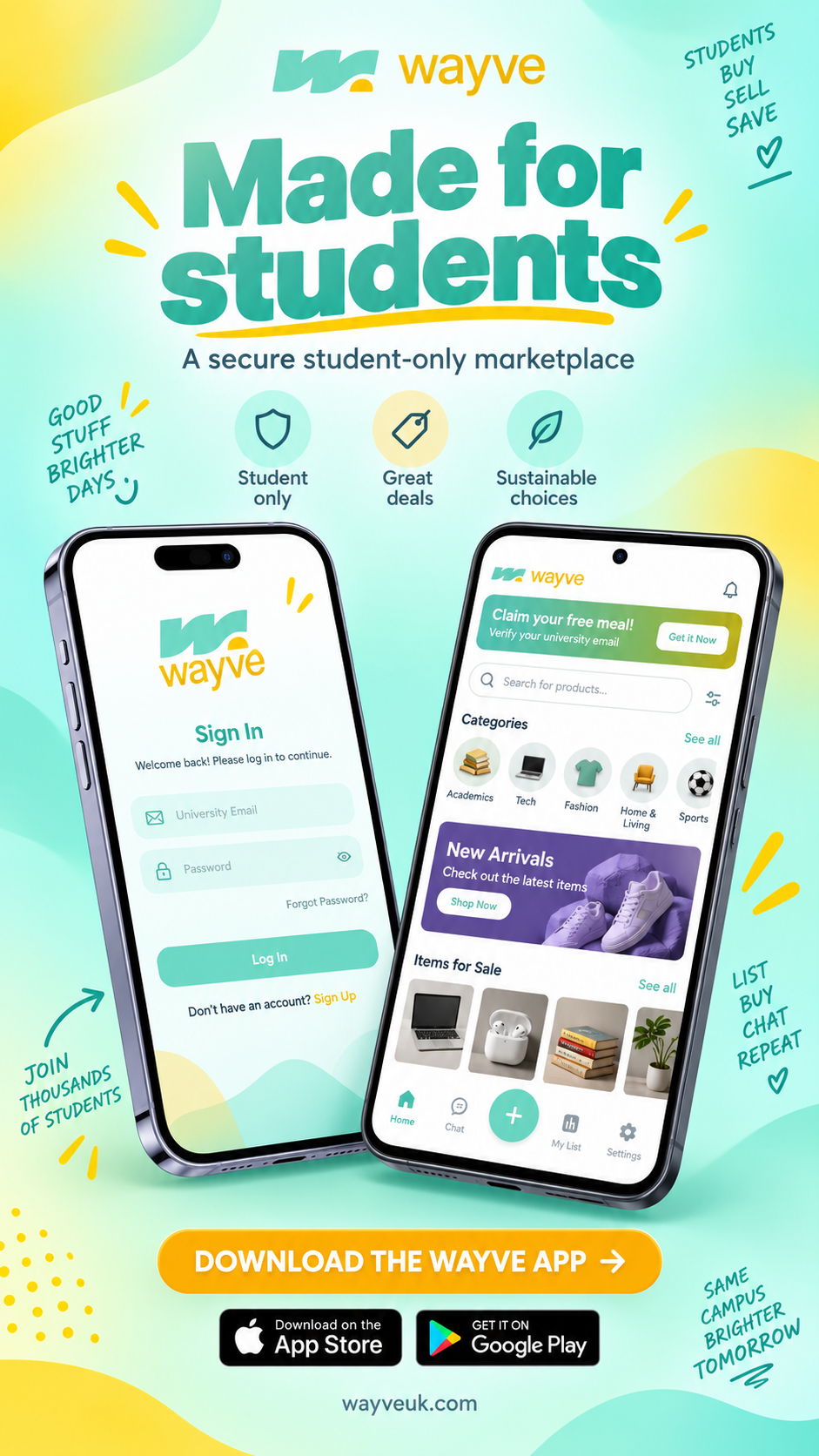Wayve UK App screen 2