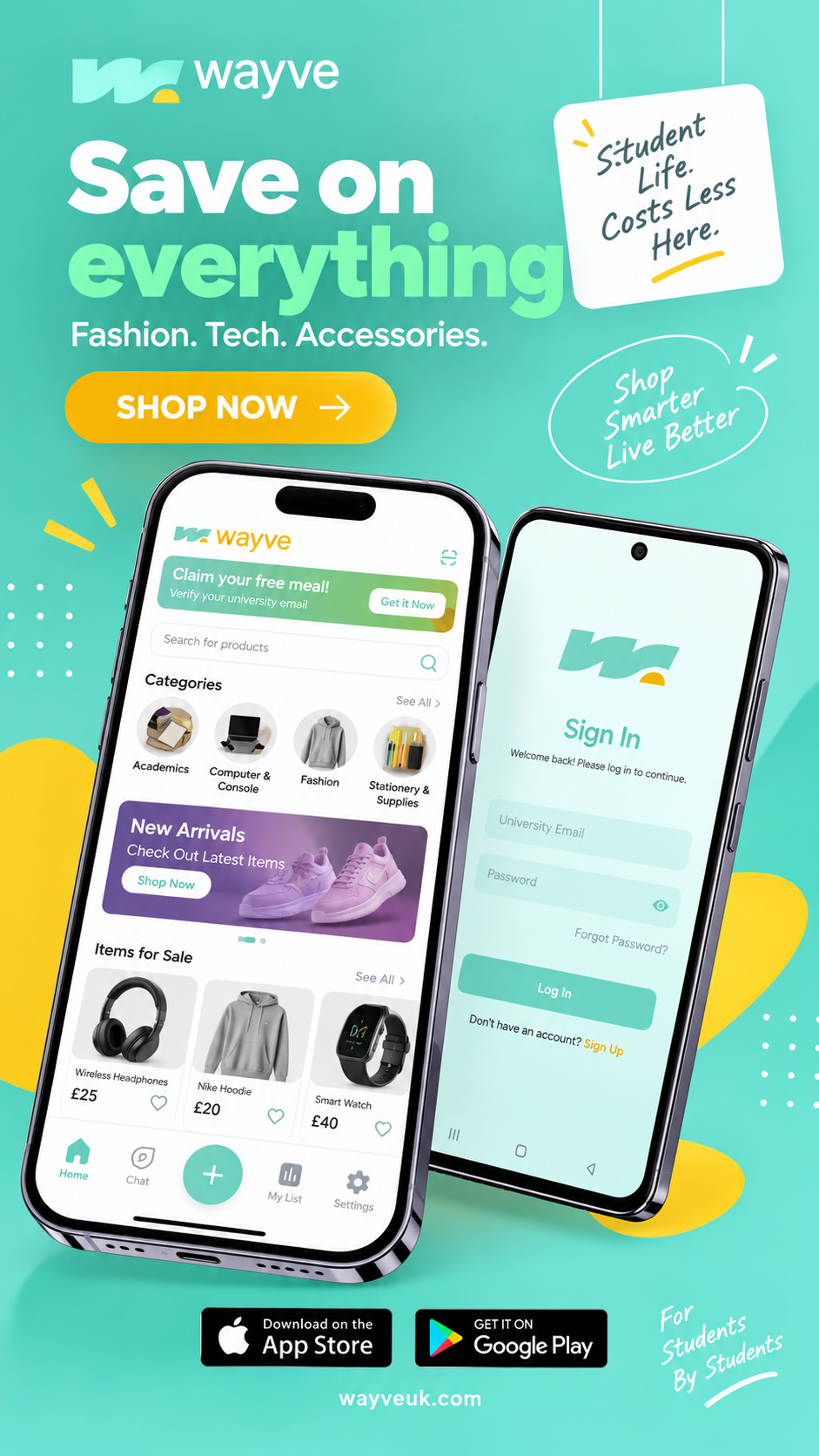 Wayve UK App screen 3
